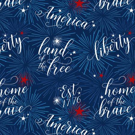 One Nation | 119-70 | Tossed Words - Blue