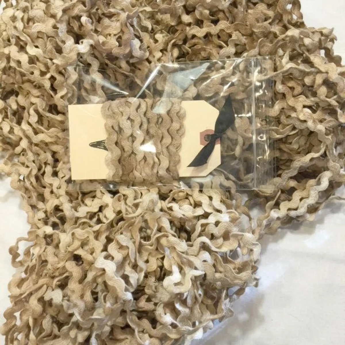 Ric Rac Trim - Vintage Hand-Dyed 100% Cotton Half Inch by Lady Dot Creates