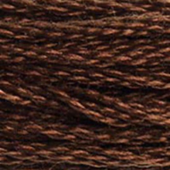 DMC-898 Very Dark Coffee Brown  6 Strand Floss