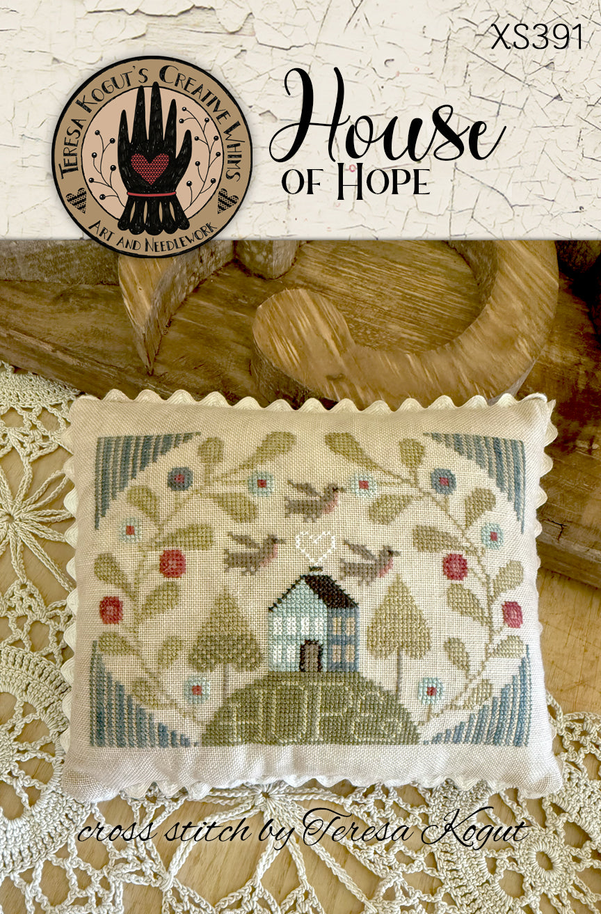 House of Hope Cross Stitch by Teresa Kogut - Paper Pattern