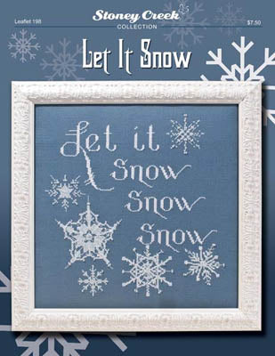 Let it Snow Cross Stitch By Stoney Creek Collection  - Paper Pattern