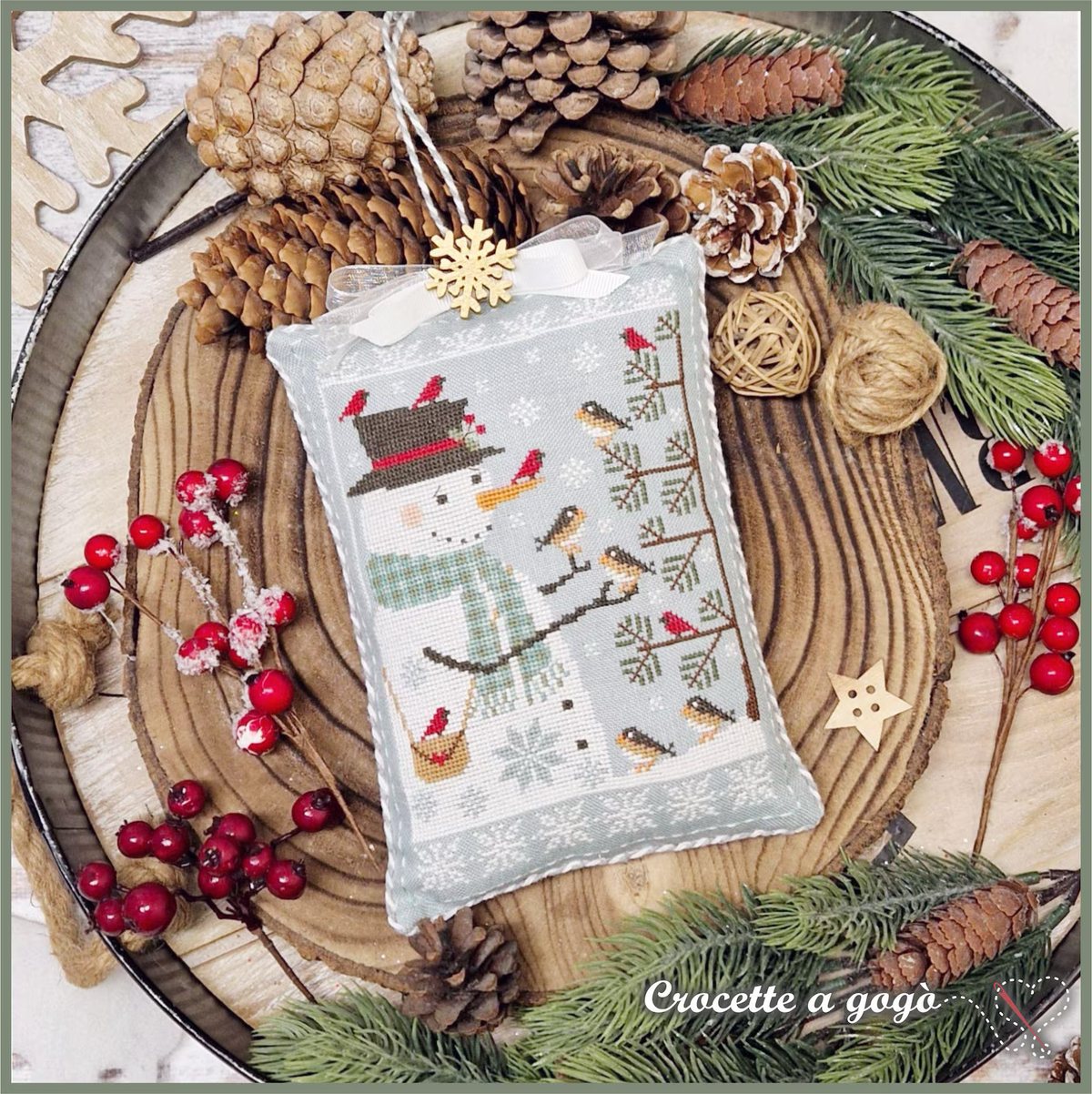 A Winter's Day Cross Stitch by Crocette A Gogò - Paper Pattern