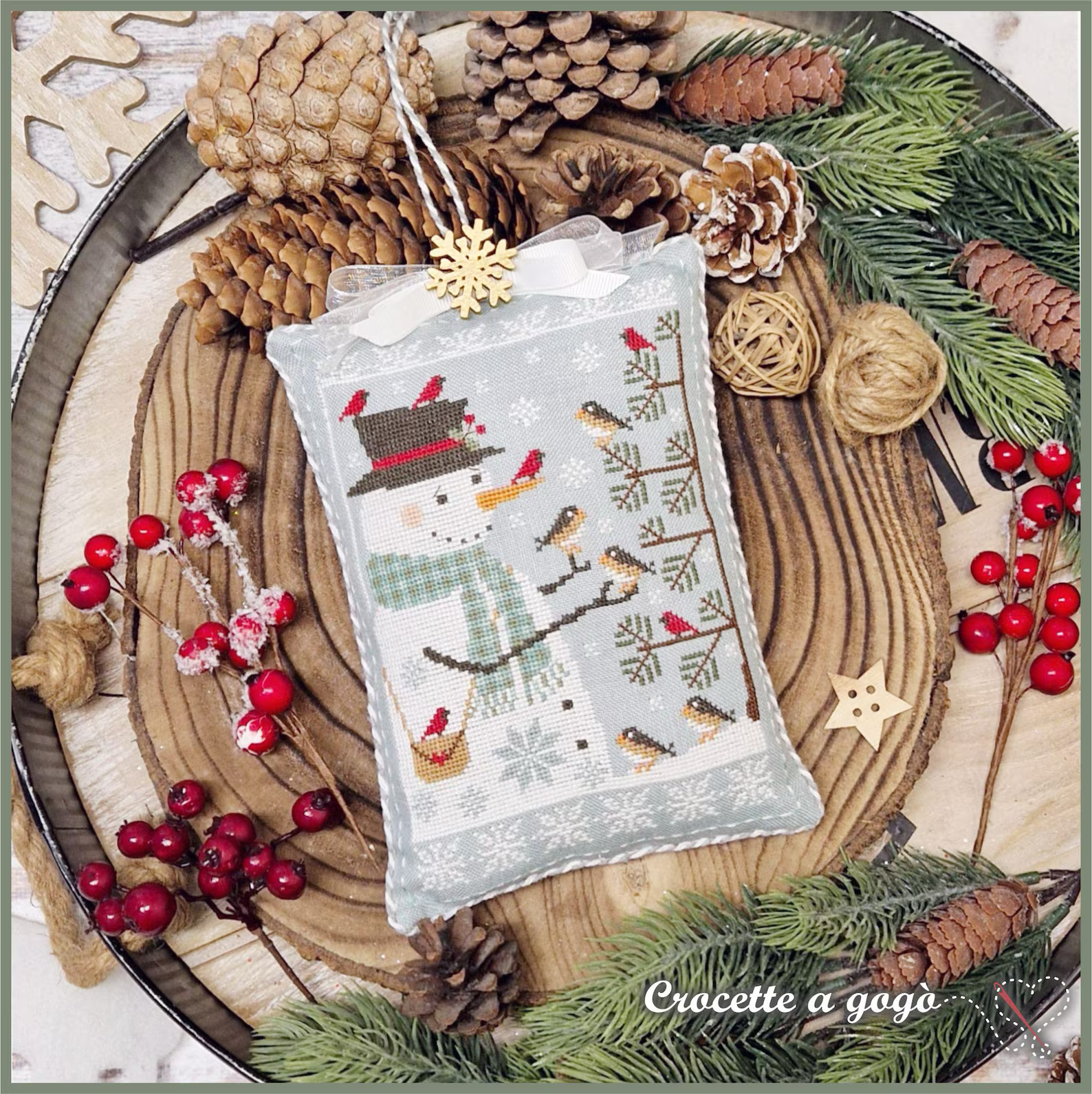 A Winter's Day Cross Stitch by Crocette A Gogò - Paper Pattern ...