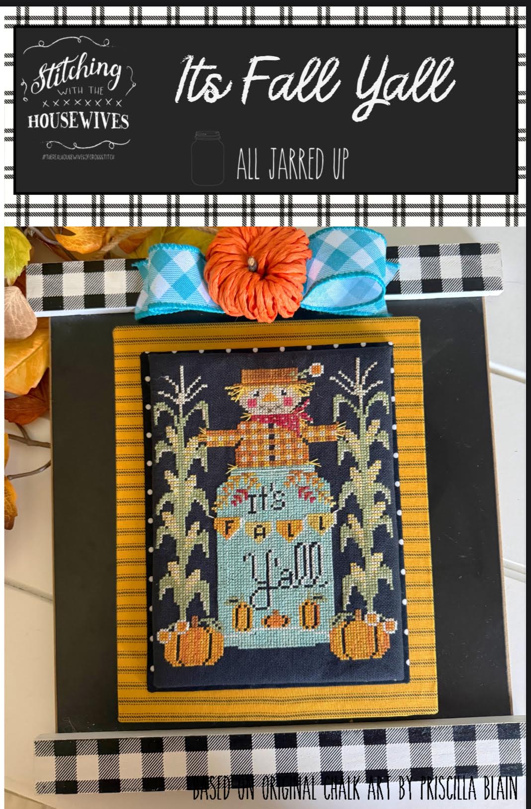 It's Fall Y'all Cross Stitch by Stitching with Housewives - Paper Pattern