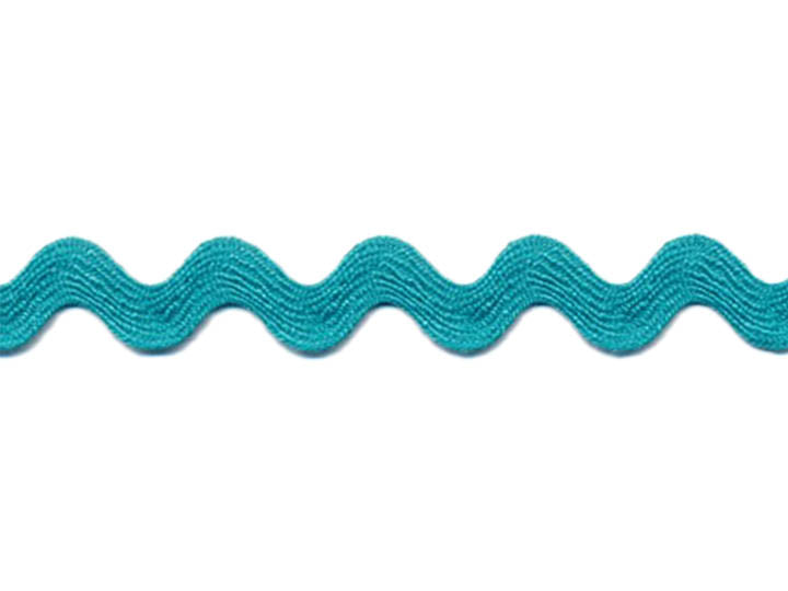 Medium Ric Rac, 1/2 inch - Turquoise