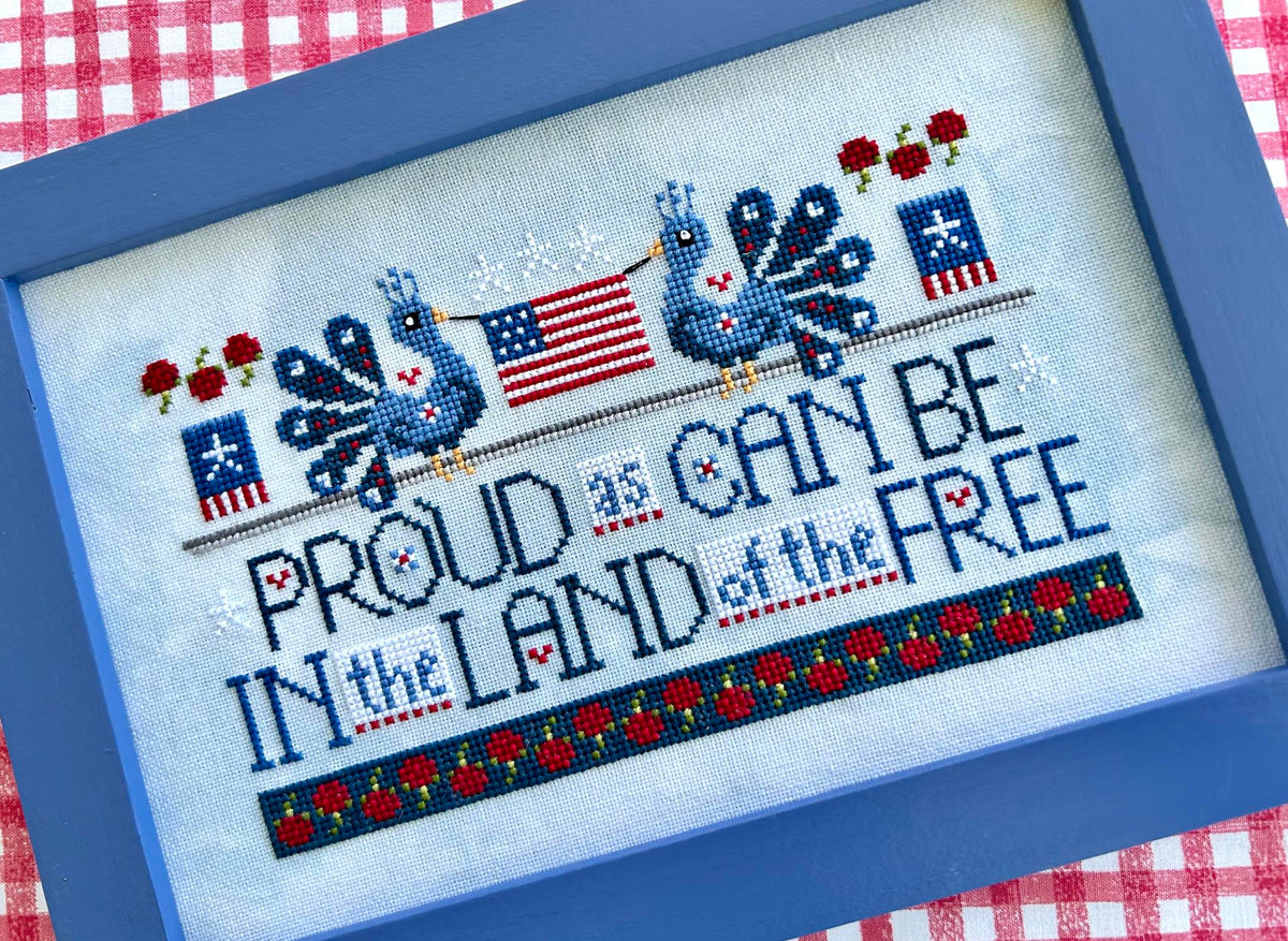 WordyBirds: July Cross Stitch by Sweet Wing Studio - Paper Pattern