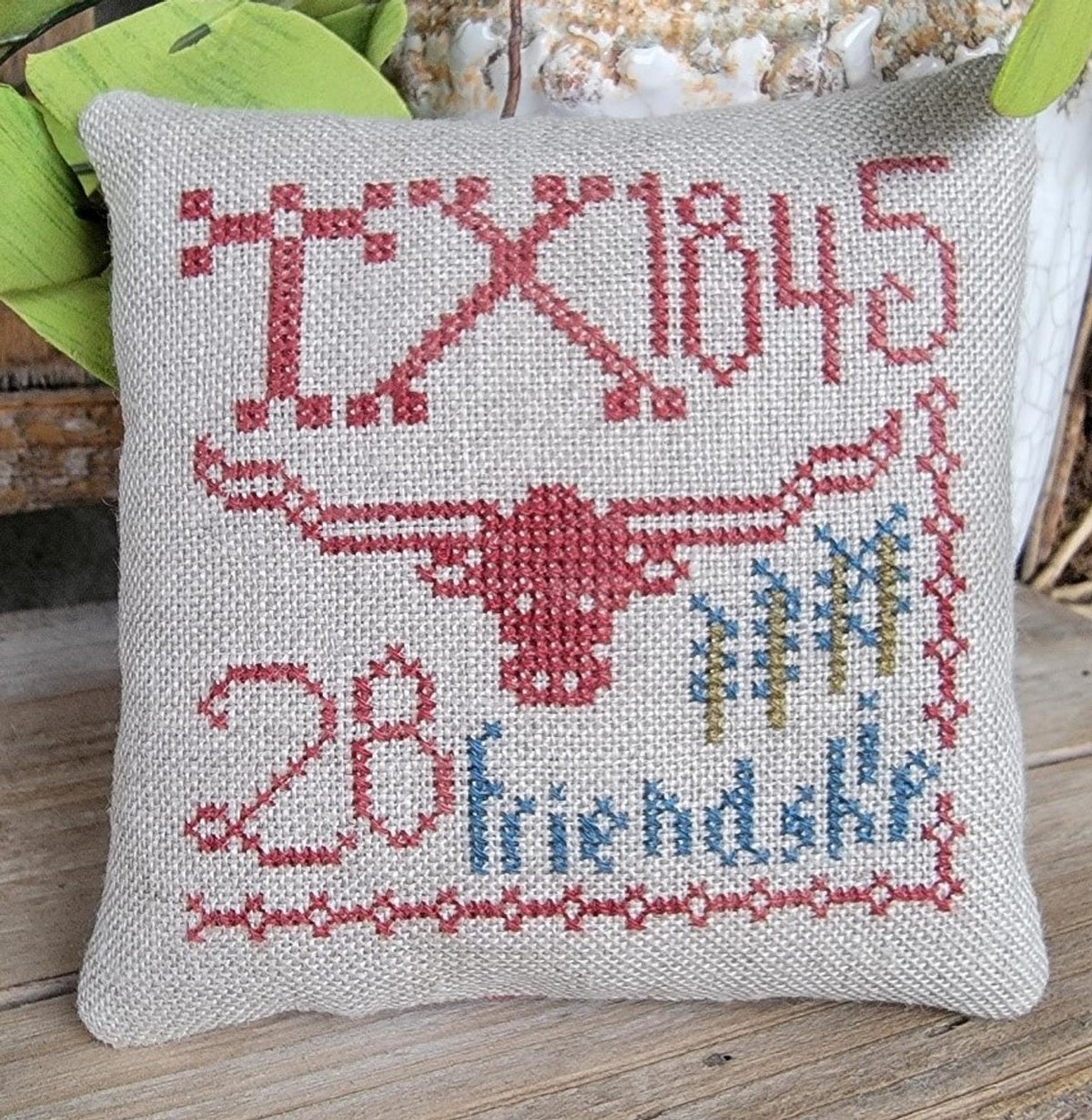 Statehood Splendor Series #13 - Texas cross stitch by Thread Milk Designs - Paper Pattern