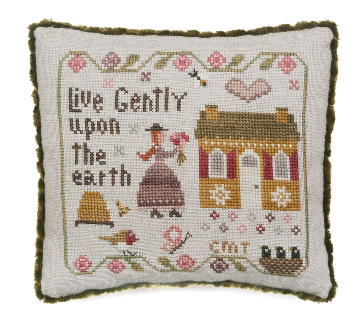 Live Gently Cross Stitch by Heart in Hand - Paper Pattern