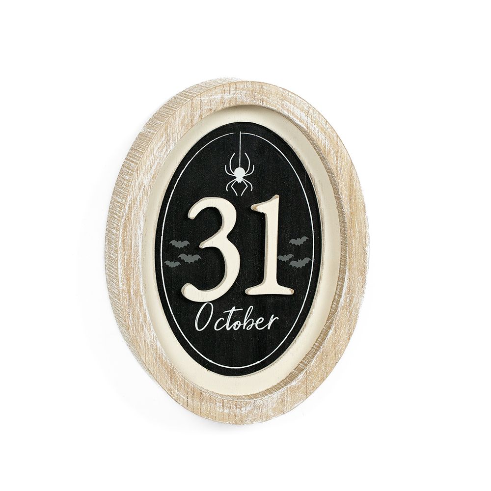 October | Spookable Collection | 6x8x1.5 wood frame sign | 50528