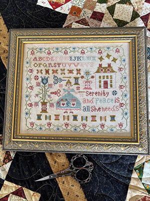 Serenity Cross Stitch by Pansy Patch Quilts and Stitchery  - Paper Pattern