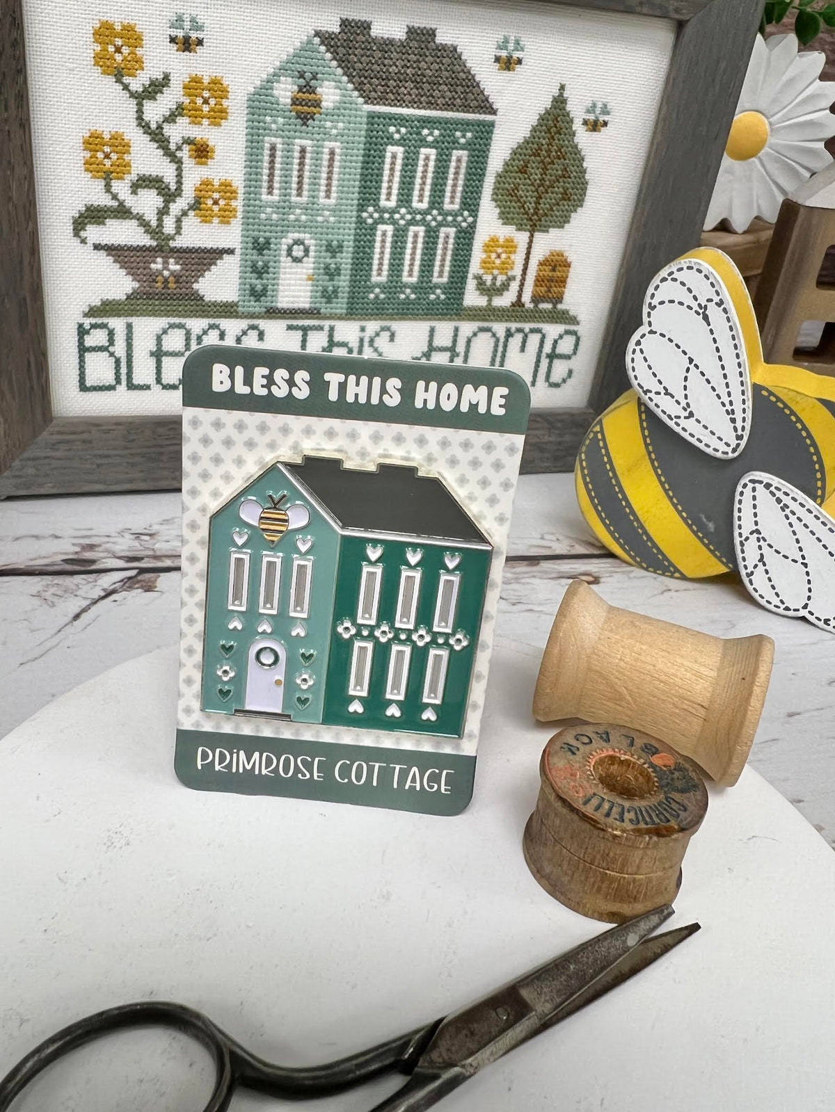 Bless This Home Needle Minder by Primrose Cottage