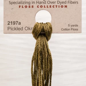Pickled Okra - Weeks Dye Works Cotton Floss #2197a