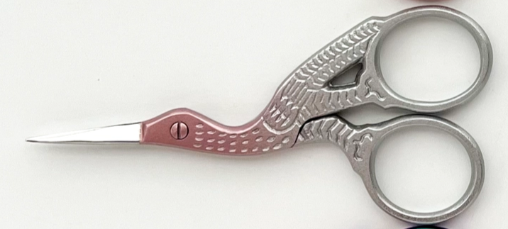 Small Embroidery Stork Scissors