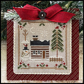 Log Cabin 9: Mr. Snow by Little House Needleworks - PAPER Pattern