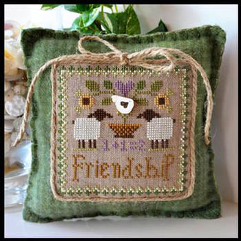 Little Sheep Virtues 9-Friendship by Little House Needleworks - PAPER Pattern