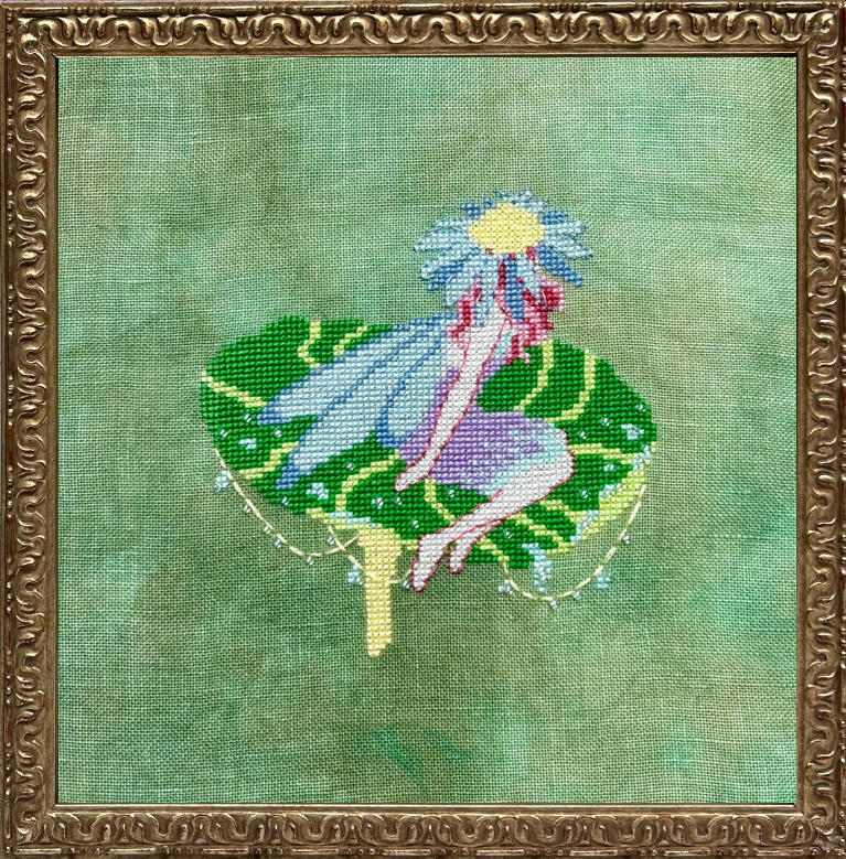 Pre-Order - Fae of the Pond Cross Stitch by The Stitchin&#39; Kitten - Paper Pattern