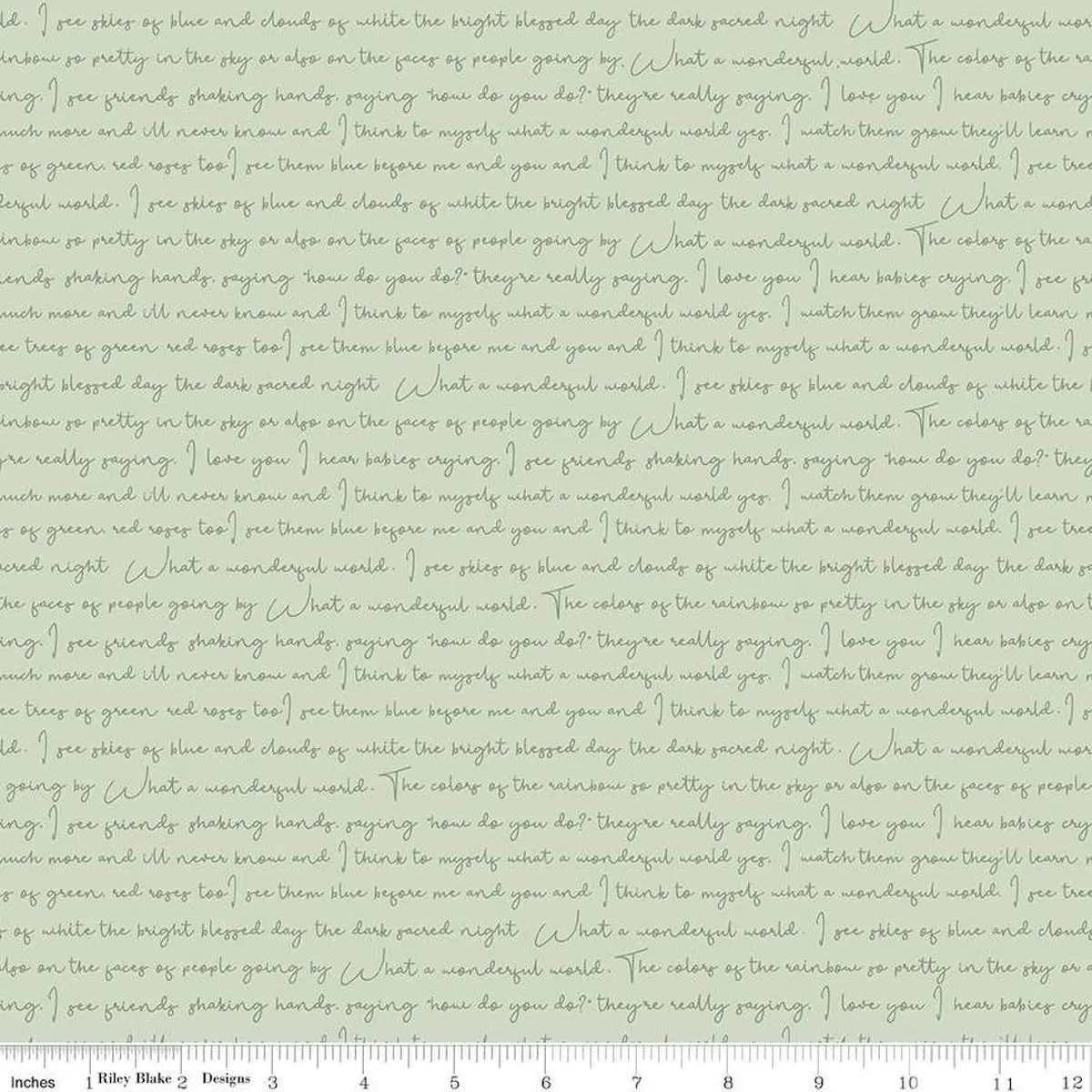 Gingham Fields | C13358 | Text - Pistachio