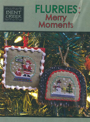 Flurries: Merry Moments Cross Stitch by Bent Creek - Paper Pattern