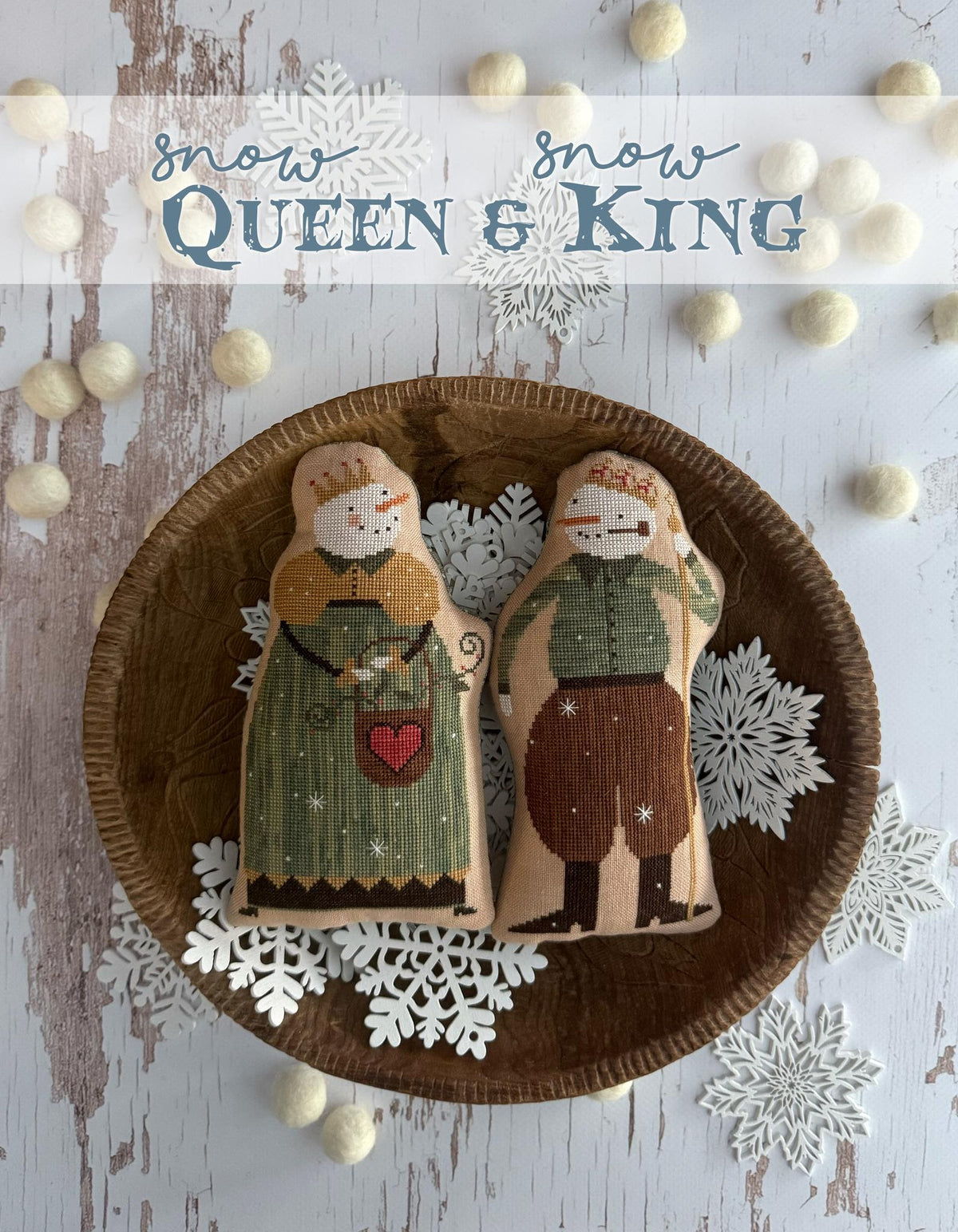 Hello Winter Booklet Cross Stitch by Teresa Kogut - Paper Pattern