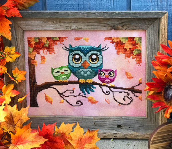 Love on a Limb Cross Stitch by Autumn Lane Stitchery - Paper Pattern