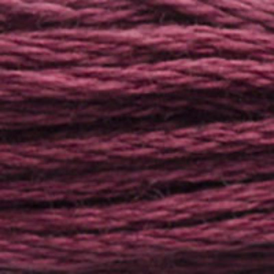 DMC-3802 Very Dark Antique Mauve  6 Strand Floss