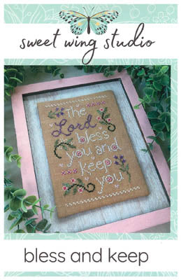 Bless And Keep Cross Stitch by Sweet Wing Studio - Paper Pattern