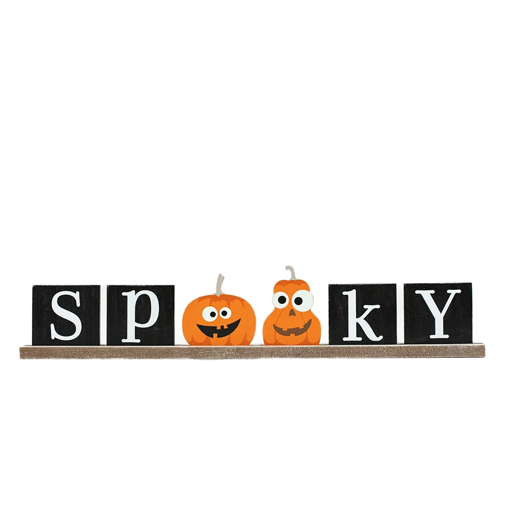 Spooky | Pumpkins &amp; Sweets Collection | 24x5x1.5 wood ledgie kit | 50548