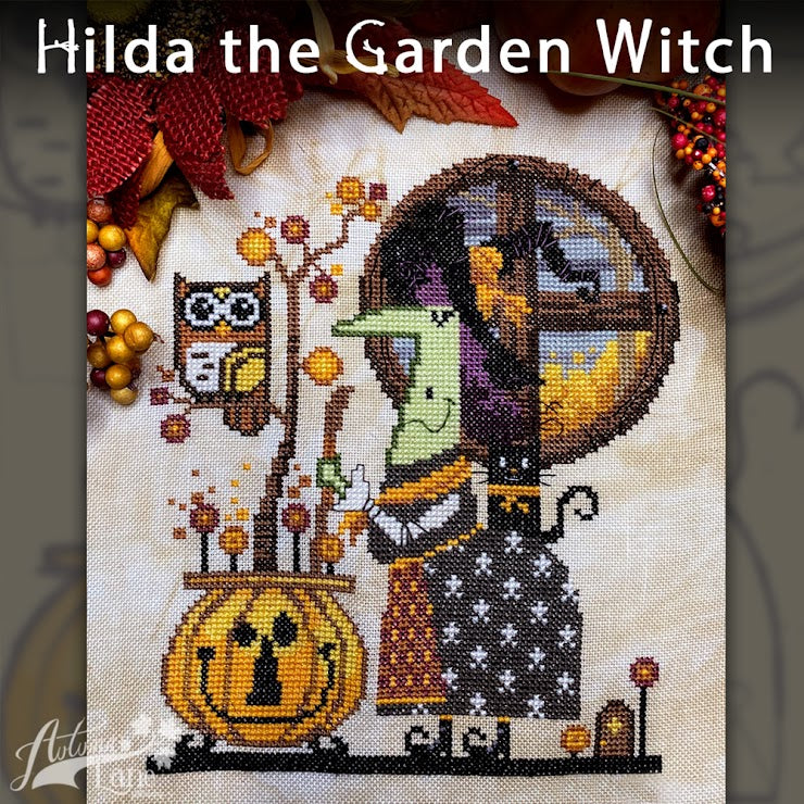 Hilda The Garden Witch by Autumn Lane Stitchery - Paper Pattern