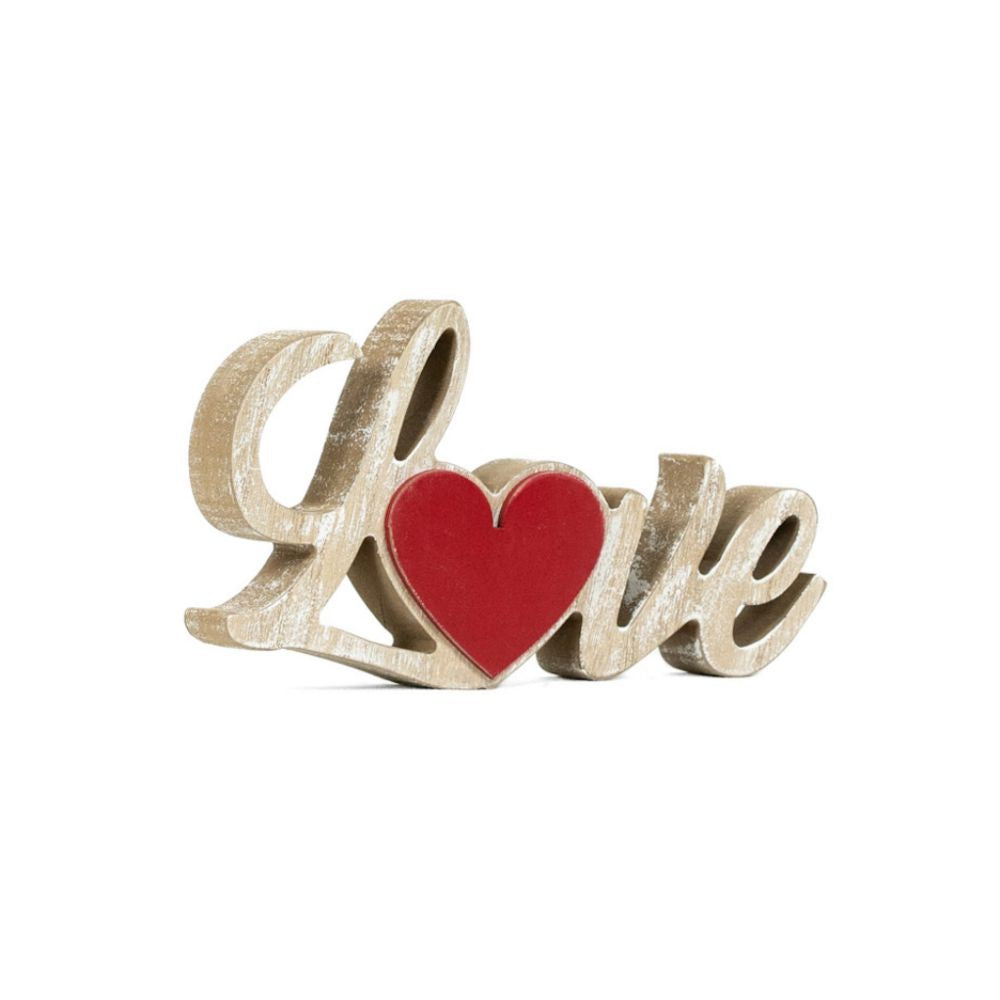 Love | Lucky In Love Collection | 7x4x1 wood cutout | 20169