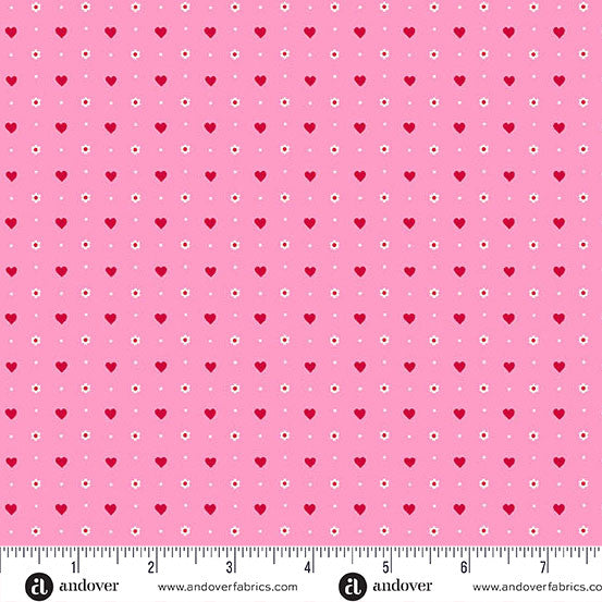 Heart and Soul | A-1241-E | Mini Hearts - Pink