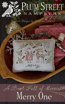 Merry One by Plum Street Samplers Cross Stitch - Paper Pattern