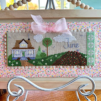 June House Cross Stitch by Luhu Stitches - Paper Pattern