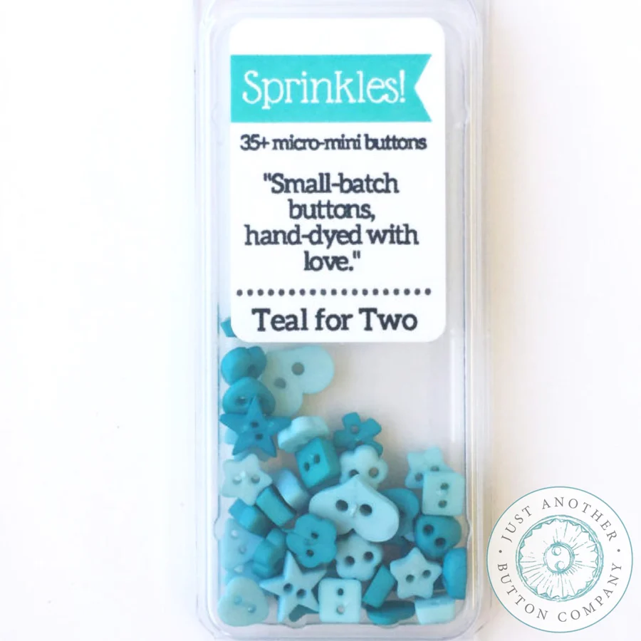 Teal for Two Sprinkles Pack by Just Another Button Company