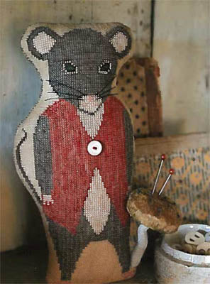 Animal Crackers Series: Monroe Cross Stitch by Stacy Nash Designs - Paper Pattern