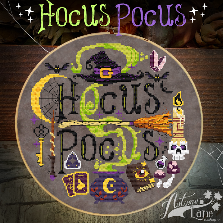 Hocus Pocus by Autumn Lane Stitchery - Paper Pattern