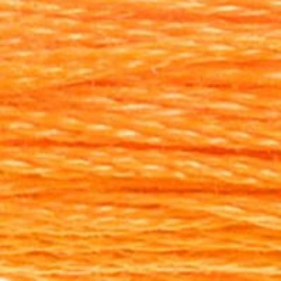 DMC-741 Medium Tangerine  6 Strand Floss