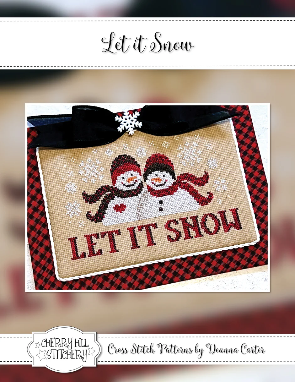 Let it Snow by Cherry Hill Stitch Cross Stitch - Paper Pattern