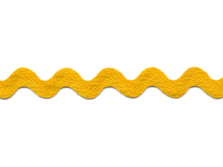 Medium Ric Rac, 1/2 inch - Gold