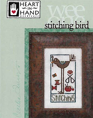 Stitching Bird Cross Stitch by Heart in Hand - Paper Pattern