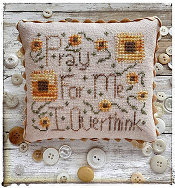 Overthink Cross Stitch by Lucy Beam - Paper Pattern