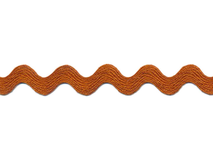 Medium Ric Rac, 1/2 inch - Rust