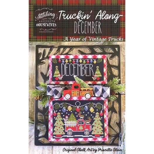 Trucking Along: December by Stitching with the Housewives - Paper Pattern