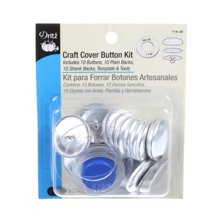 Craft Cover Button Kit SZ45 - 1-1/8in
