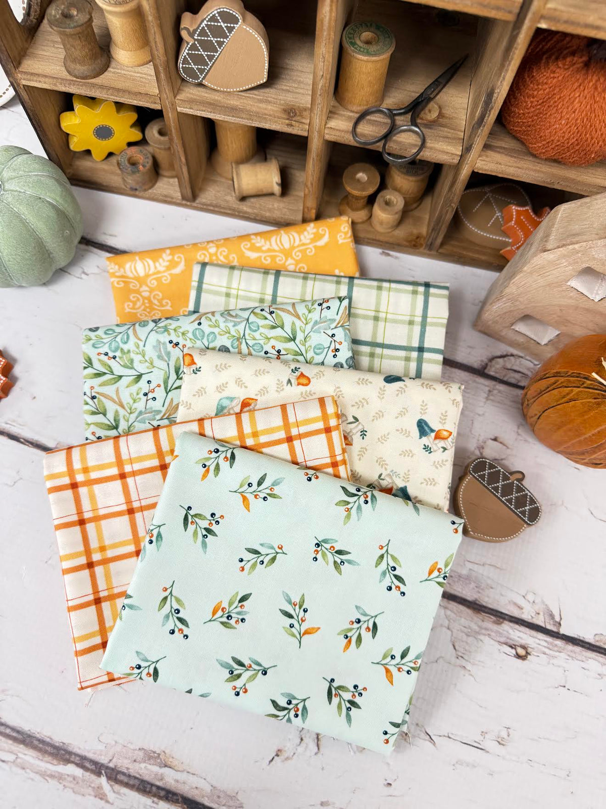 I Love Fall Most of All by Deb Strain for Moda Fabrics - 6 Piece Fat Quarter Bundle