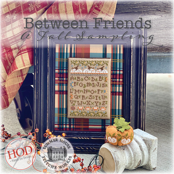 Floss Pack Only - Between Friends a Fall Sampling Cross Stitch Book By Hands on Design &amp; Summer House Stitche Workes DFP-010