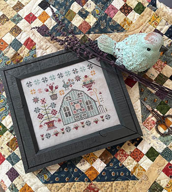 Summer Quilt Barn Cross Stitch by Pansy Patch Quilts and Stitchery  - Paper Pattern