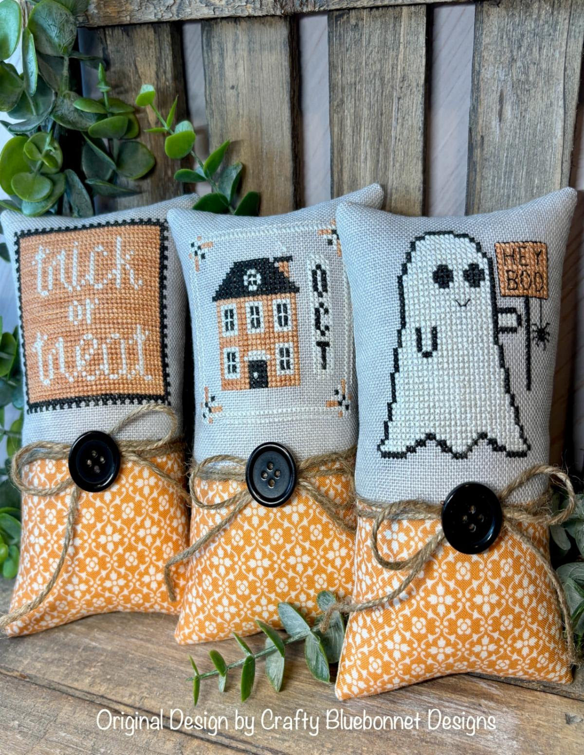 Halloween Smalls Cross Stitch by Crafty Bluebonnet - Paper Pattern