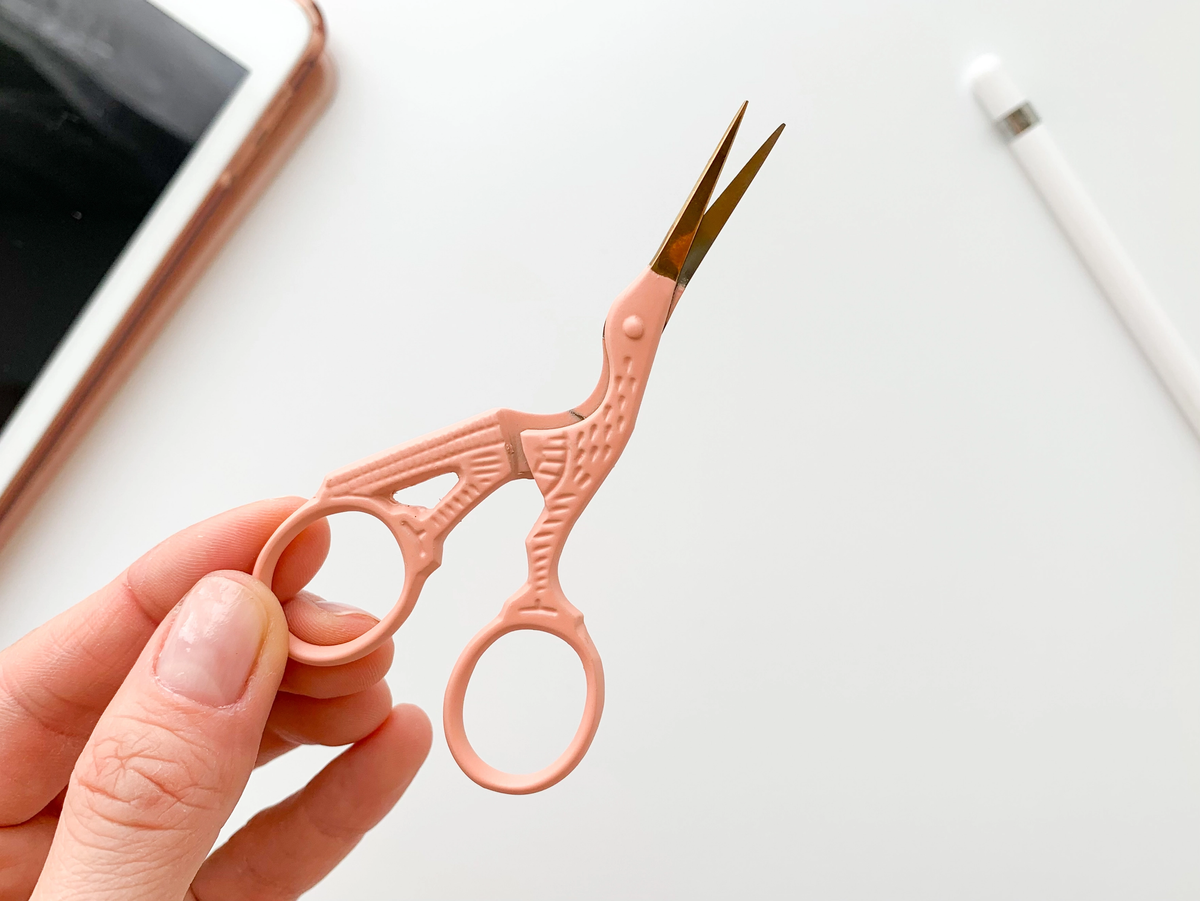Small Sewing Stork Scissors