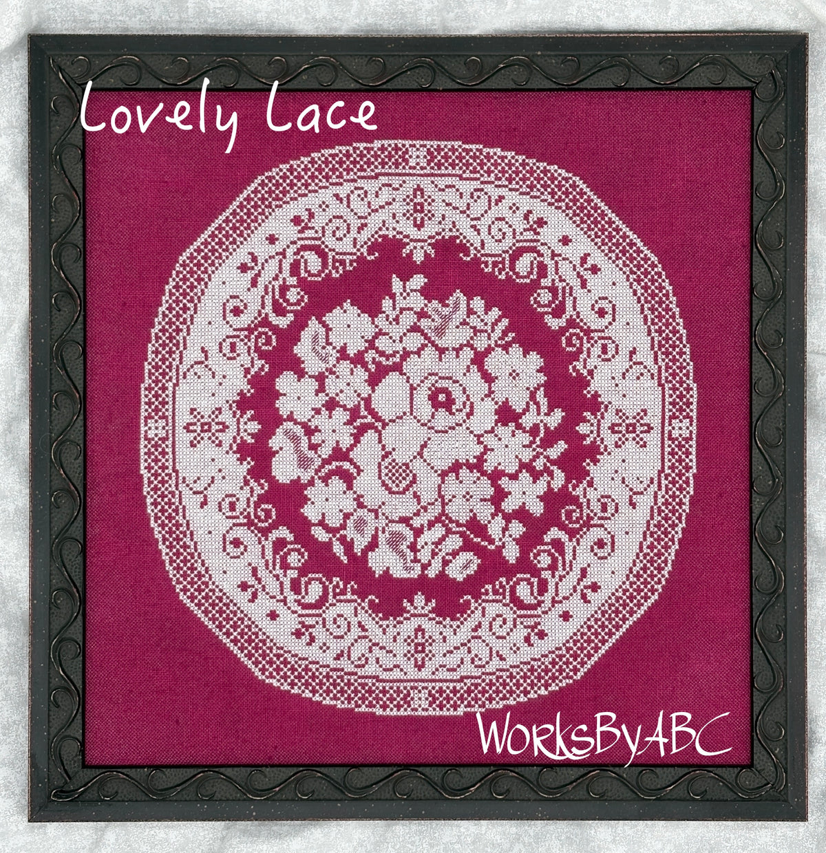 Pre-Order - Lovely Lace Cross Stitch by Works By ABC - Paper Pattern