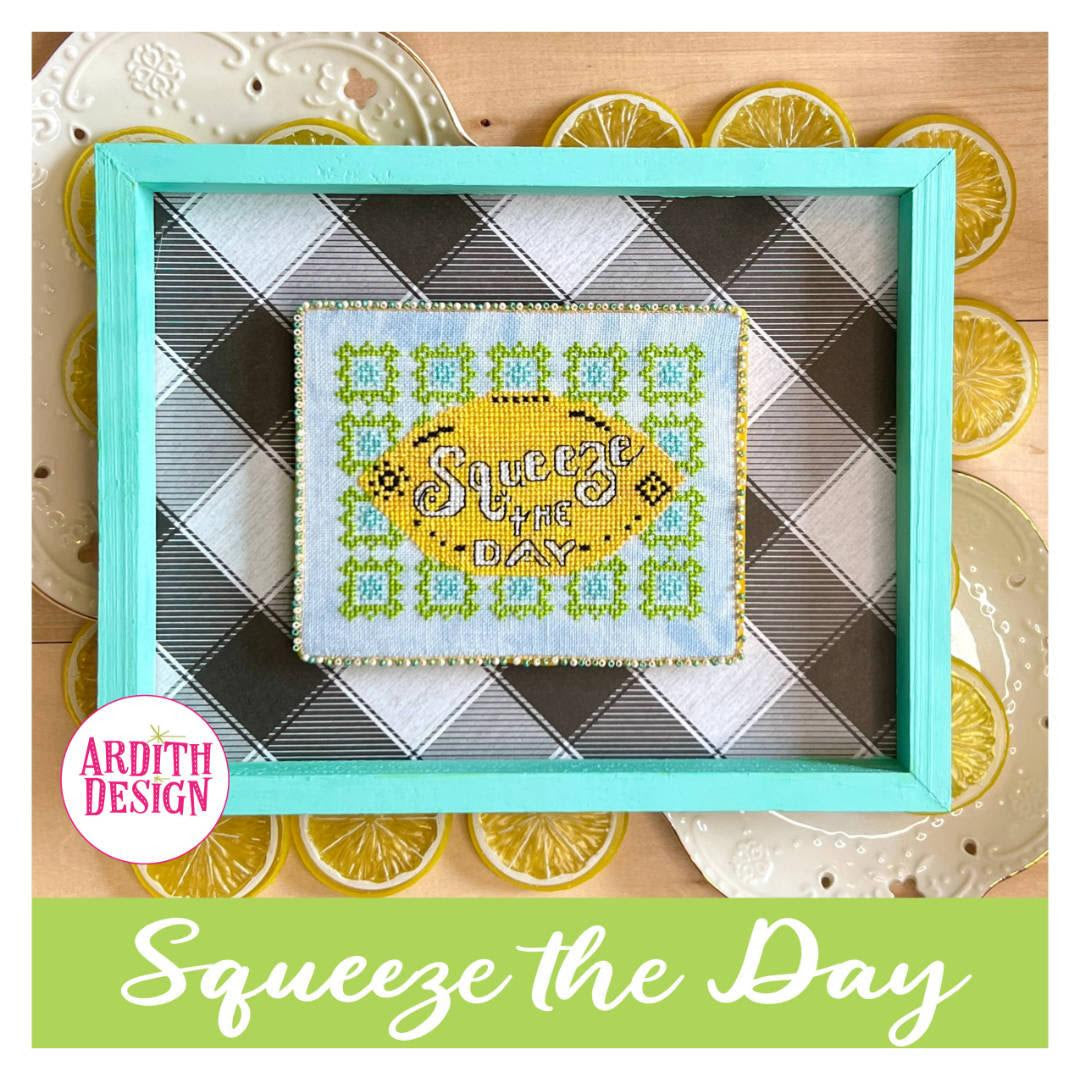 Pre-Order - Squeeze the Day Cross Stitch by Ardith Design - Paper Pattern